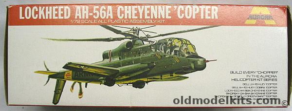 Aurora 1/72 Lockheed AH-56A Cheyenne 'Copter, 502 plastic model kit